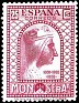 Spain 1931 Montserrat 25 CTS Lila Rosaceo Edifil 642. España 642. Subida por susofe